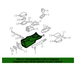 Center Console - Volvo (39862086) - view 4