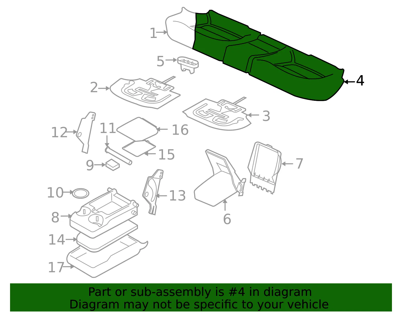 Seat Cover - Volvo (39864282) - view 2