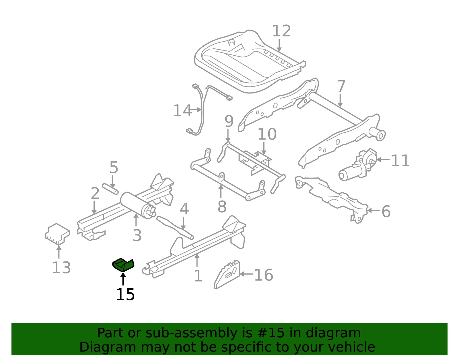 Seat Track Cover - Volvo (39885710) - view 2