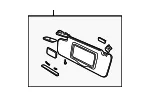 Sun-Visor - Driver's Side (LH) - Volvo (39890535) - view 3