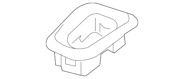 Seat Belt Trim Bezel - Volvo (39897618)