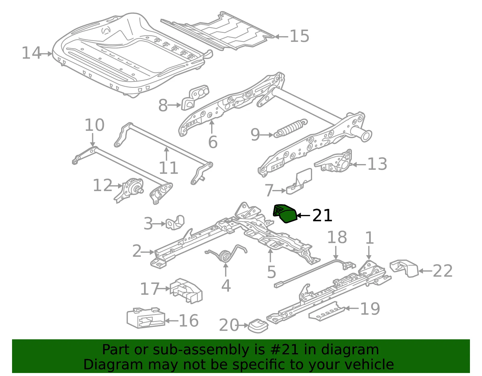 Seat Track Cover - Volvo (39898307) - view 2