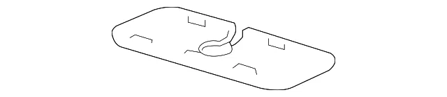 Sun Visor Cover - Volvo (39899610) - view 2