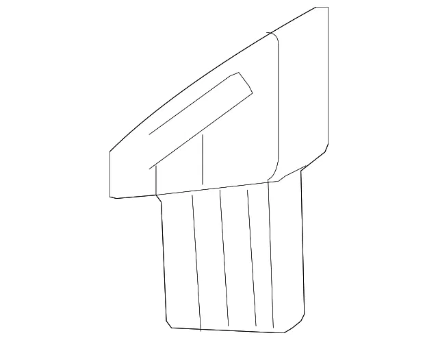 Seat Belt Guide - Passenger Side (RH) - Volvo (39970901)
