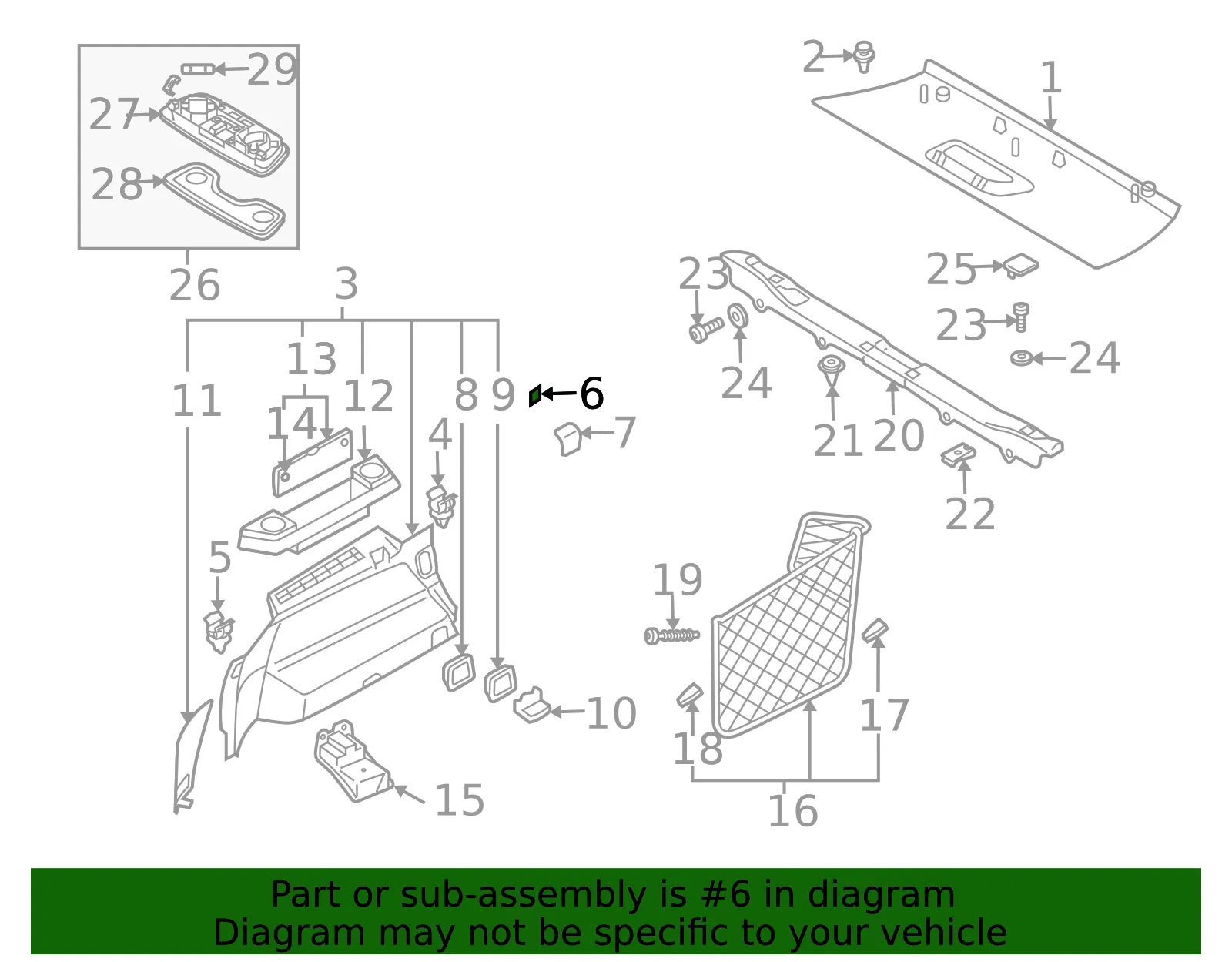 Side Trim Panel Plug - Volvo (39973606) - view 3