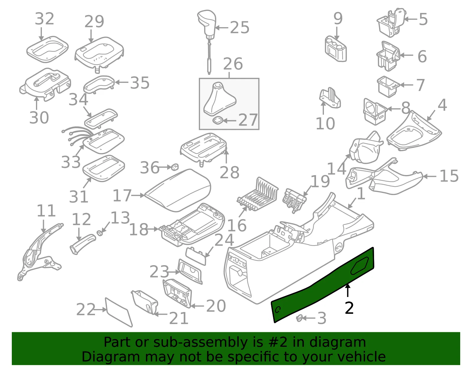 Trim Panel - Driver's Side (LH) - Volvo (39974601) - view 2
