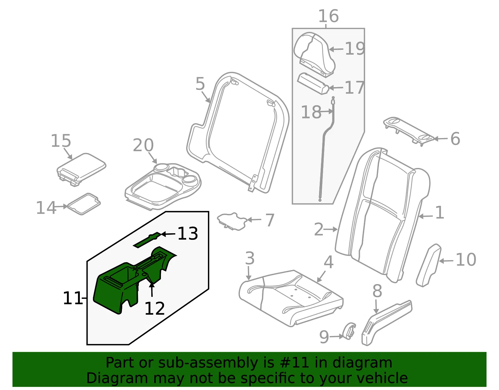 Compartment Box - Volvo (39975932) - view 2