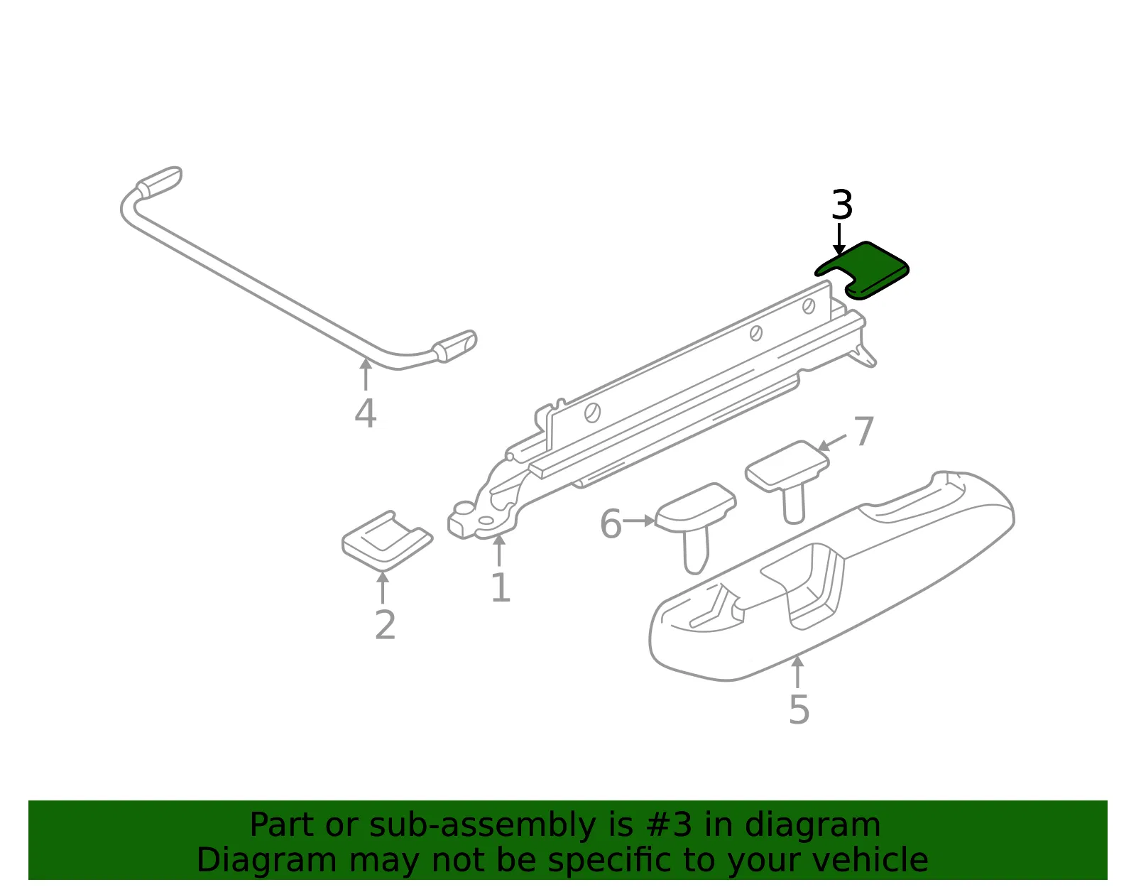 Seat Track Cover - Volvo (39987828) - view 2