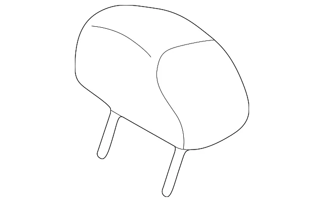Headrest - Kia (3K2N1-57140752)