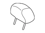 Headrest - Kia (3K2N1-57140902) - view 3