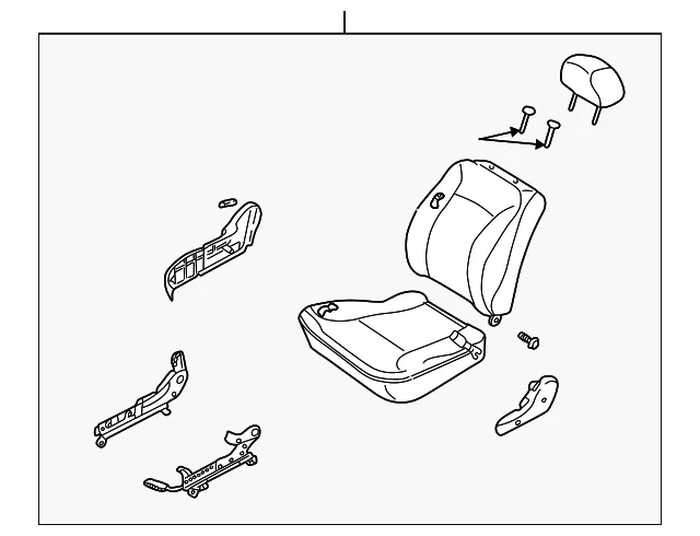 Seat Assembly - Passenger Side (RH) - Kia (3K2NA-57100B752)