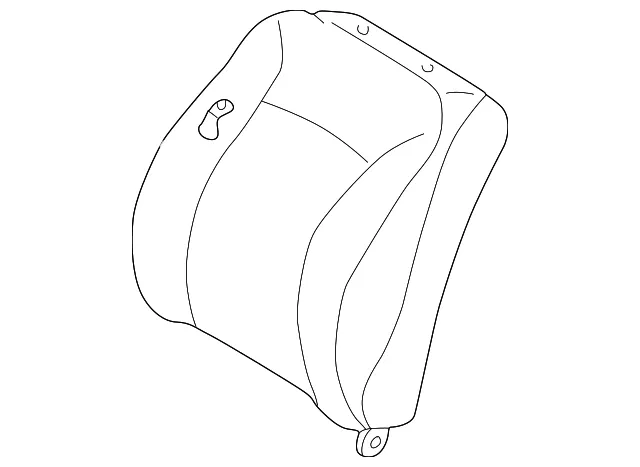 Seat Back Assembly - Passenger Side (RH) - Kia (3K2ND-88130902)