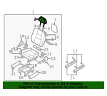 Headrest - Kia (3K53B-88140CQ6) - view 4