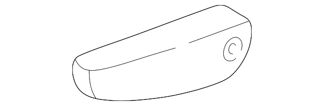 Armrest - Passenger Side (RH) - Kia (3K5AD-88225CQ6)