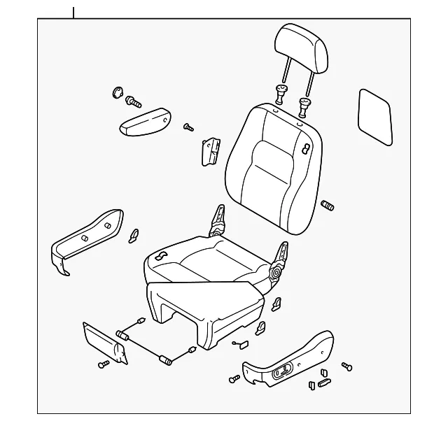 Seat Assembly - Driver's Side (LH) - Kia (4K52Y-57100PCQ6)