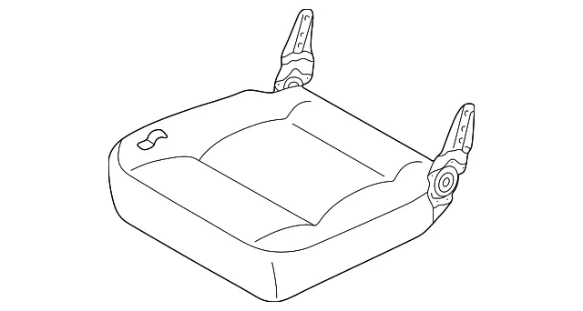 Seat Cushion - Driver's Side (LH) - Kia (4K52Y-57110BGE6)