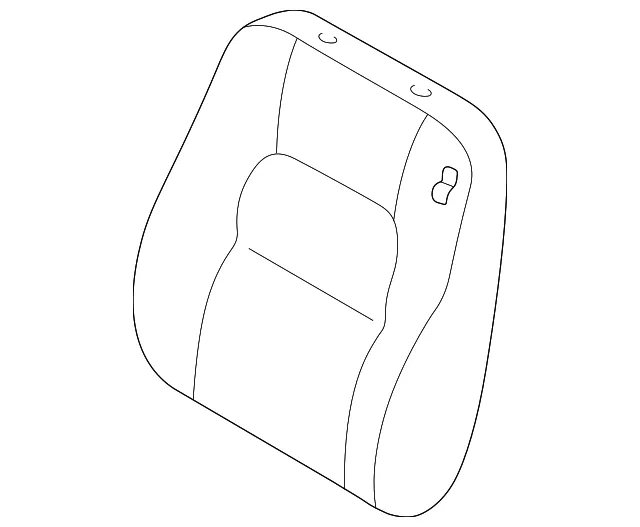 Seat Back - Driver's Side (LH) - Kia (4K52Y-57150A442)