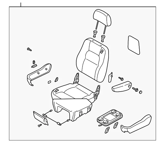 Passenger Seat - Passenger Side (RH) - Kia (4K52Y-57200PCQ6)
