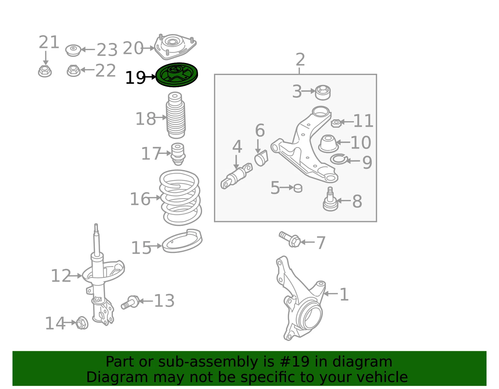 Upper Seat - Kia (54620-2F000) - view 2