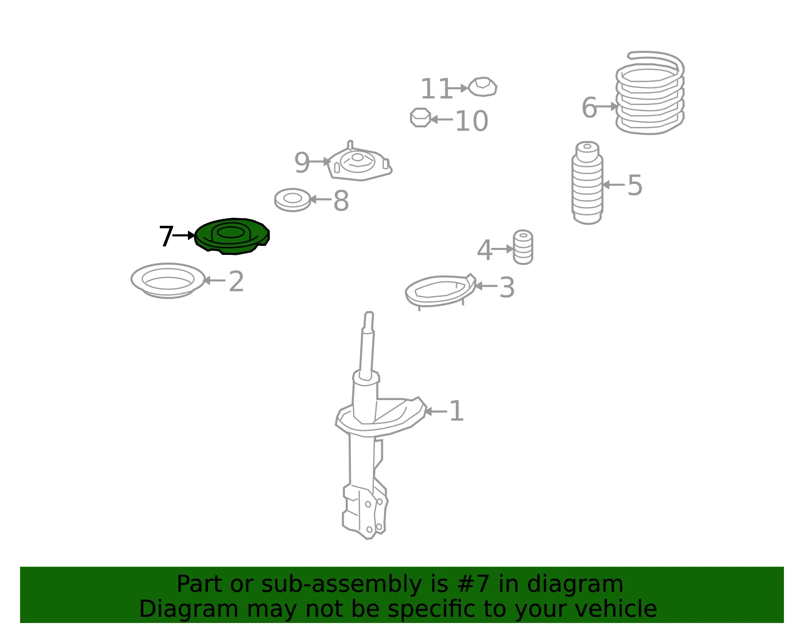 Upper Seat - Kia (54622-2G000) - view 2