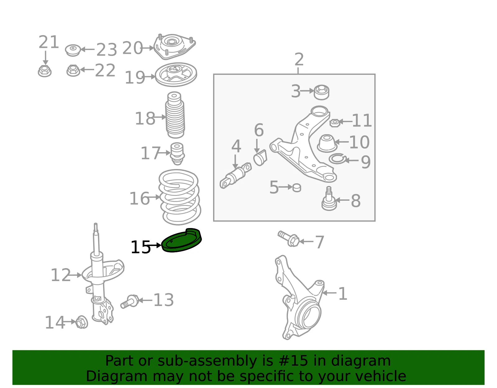 Lower Seat - Kia (54633-29000) - view 2