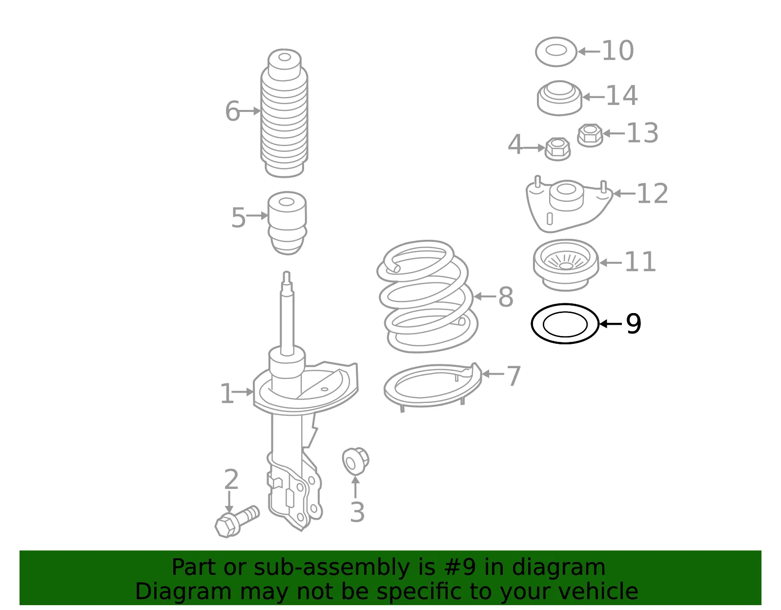 Upper Seat - Kia (54634-1M000) - view 2