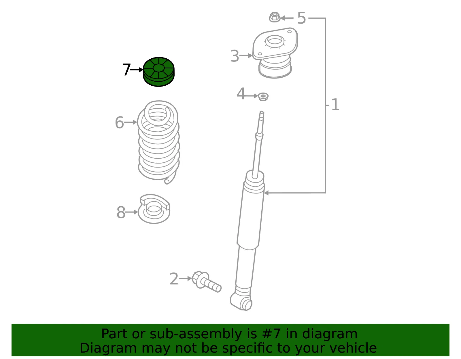 Upper Seat - Nissan (55034-6LB0A) - view 2