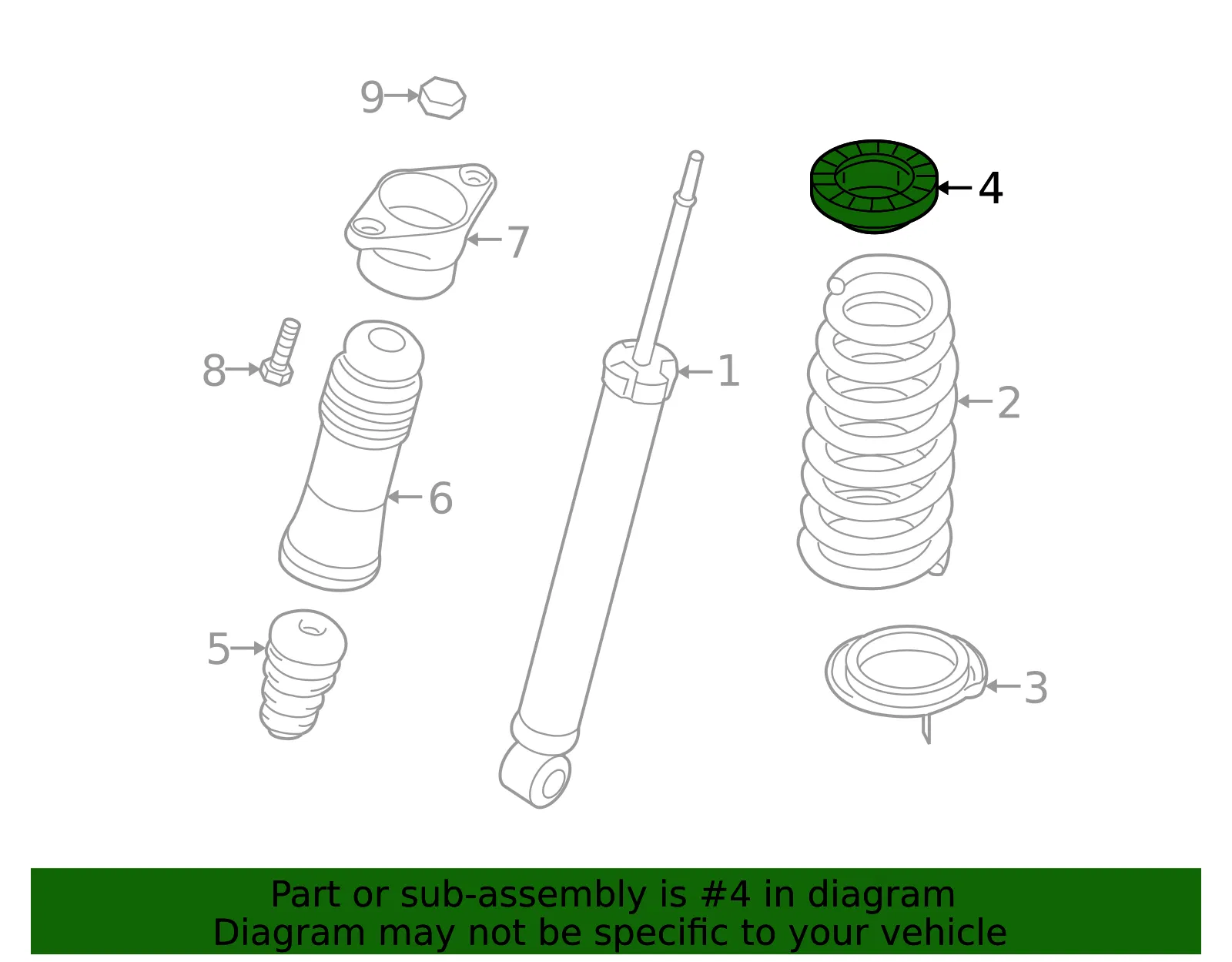 Upper Seat - Kia (55341-3F600) - view 4