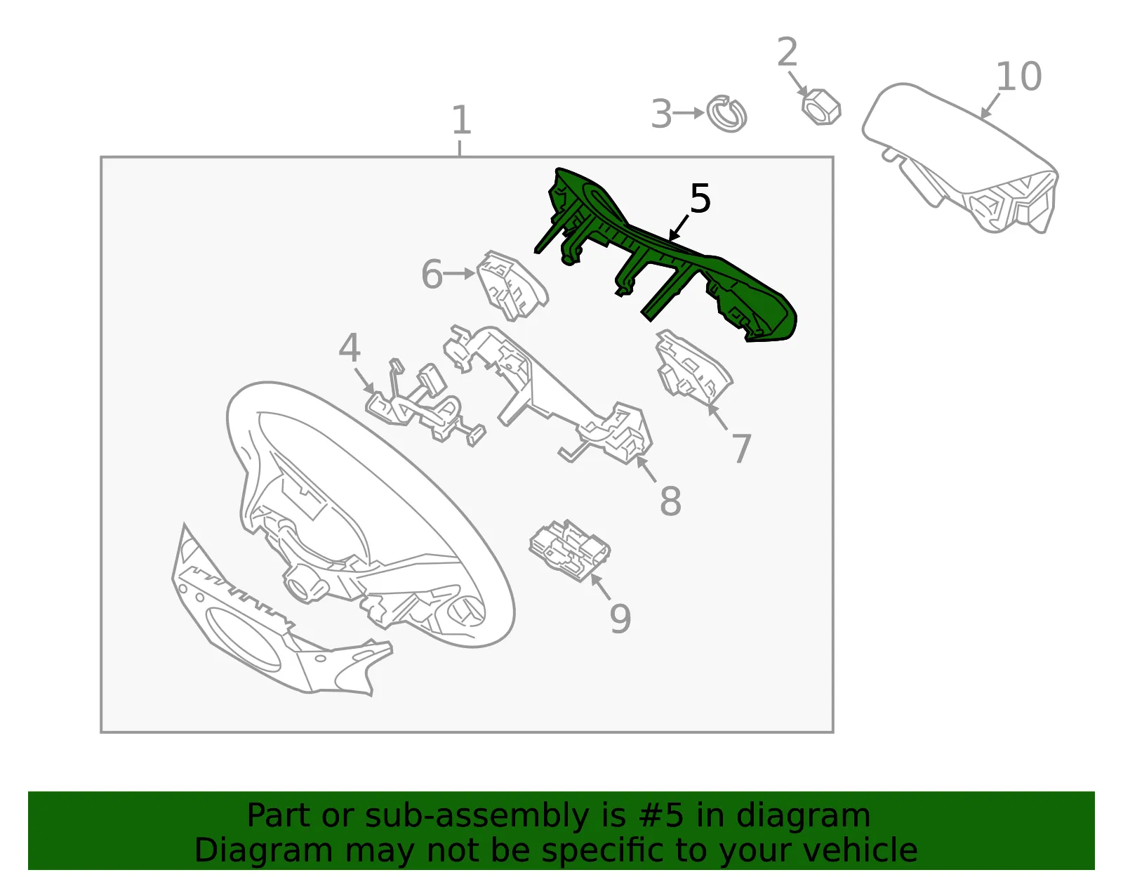Trim Cover - Kia (56171-2TGA0) - view 2