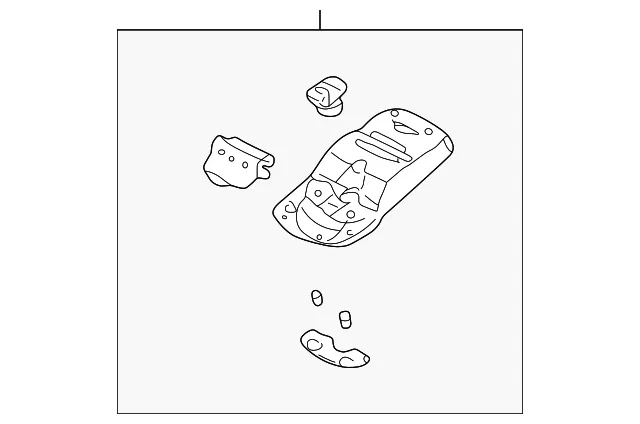 Overhead Console - Kia (5K53E-5141068)