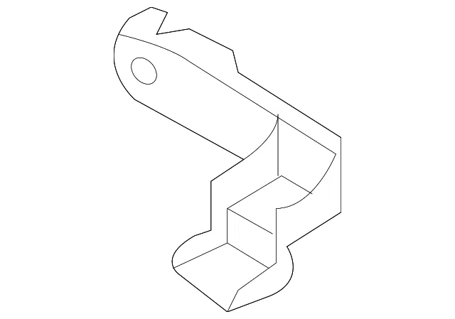 Trim Cover Mount Bracket - Driver's Side (LH) - Nissan (63827-1FA0B)