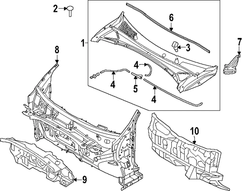 Dash Panel - Kia (64200-DO000)