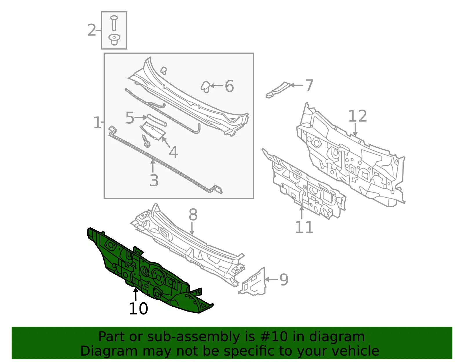 Dash Panel - Kia (64300-1U500) - view 2