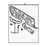Dash Panel - Kia (64300-3E160) - view 3