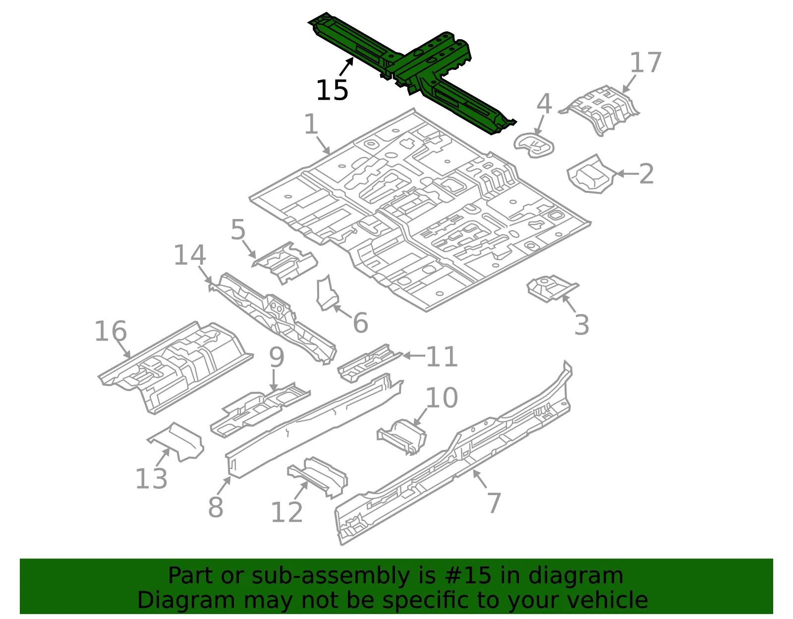 Seat Reinforced - Kia (65150-1U000) - view 2