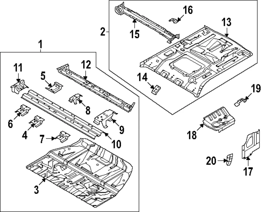 Seat Reinforced - Kia (65471-DO000)