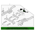 Seat Bracket - Kia (654D8-R0200) - view 4