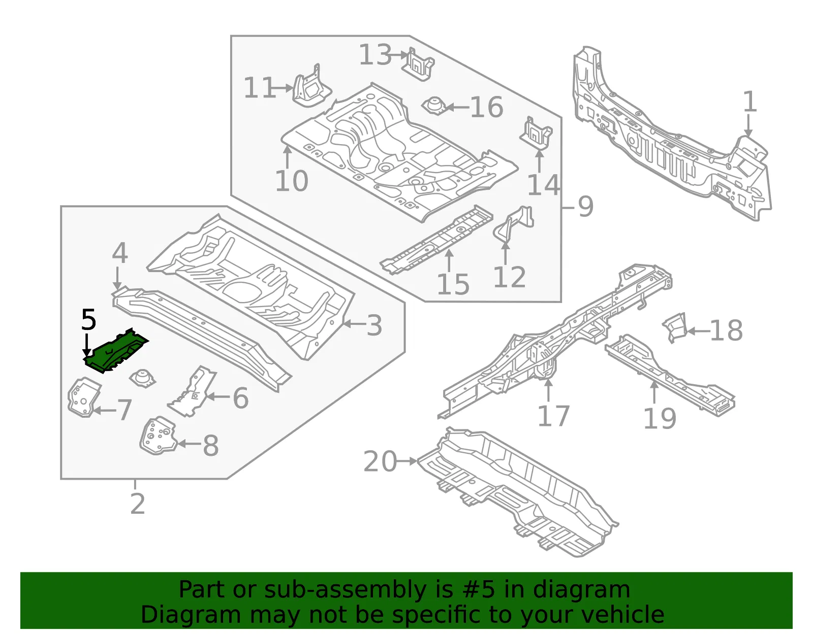 Seat Reinforced - Passenger Side (RH) - Kia (65543-A7000) - view 2