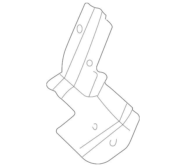 Seat Belt Mount - Driver's Side (LH) - Kia (65551-38000)