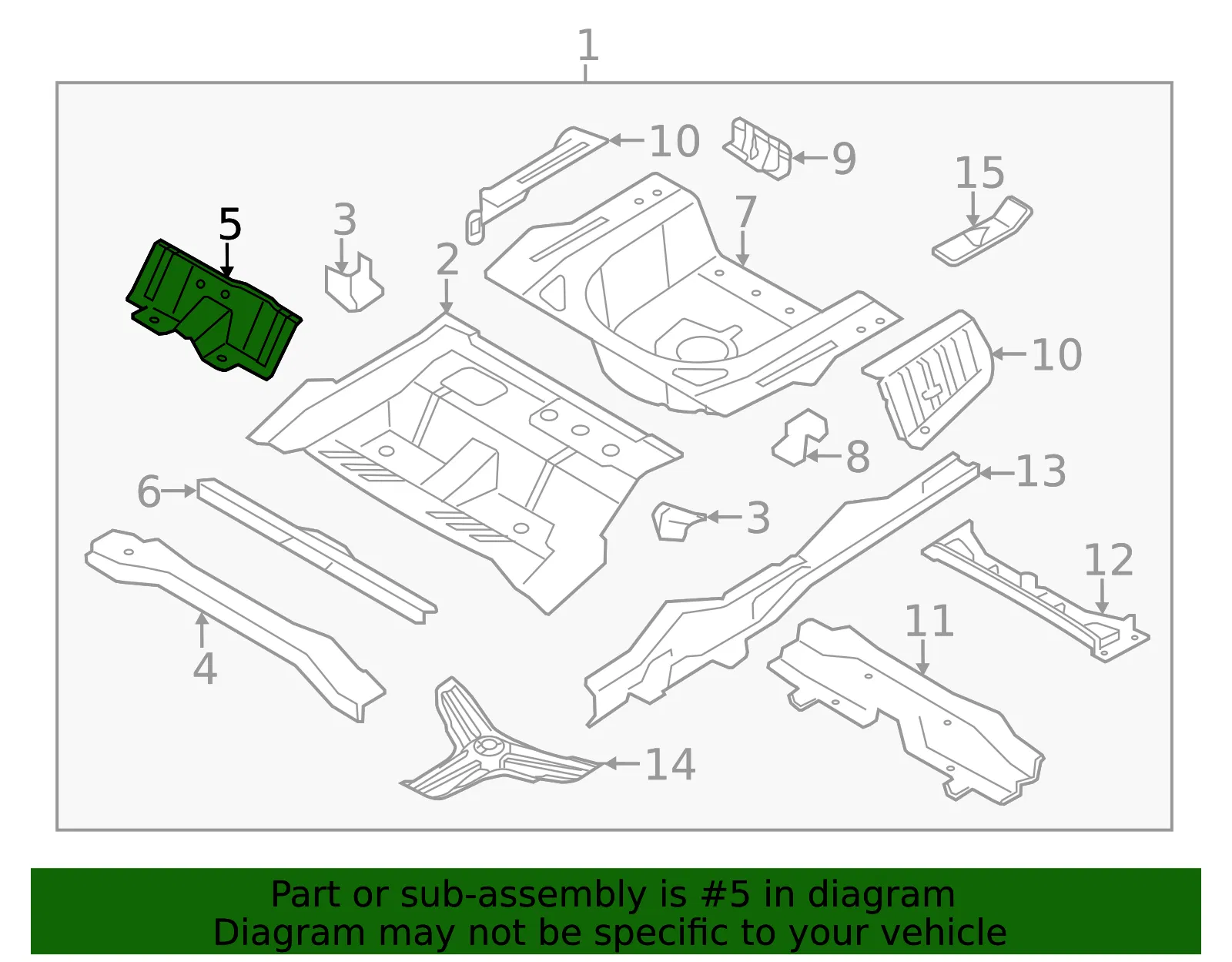 Seat Bracket - Kia (65551-3S100) - view 2