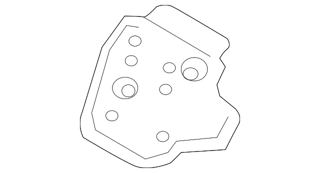 Seat Belt Anchor - Driver's Side (LH) - Kia (65551-A7500)