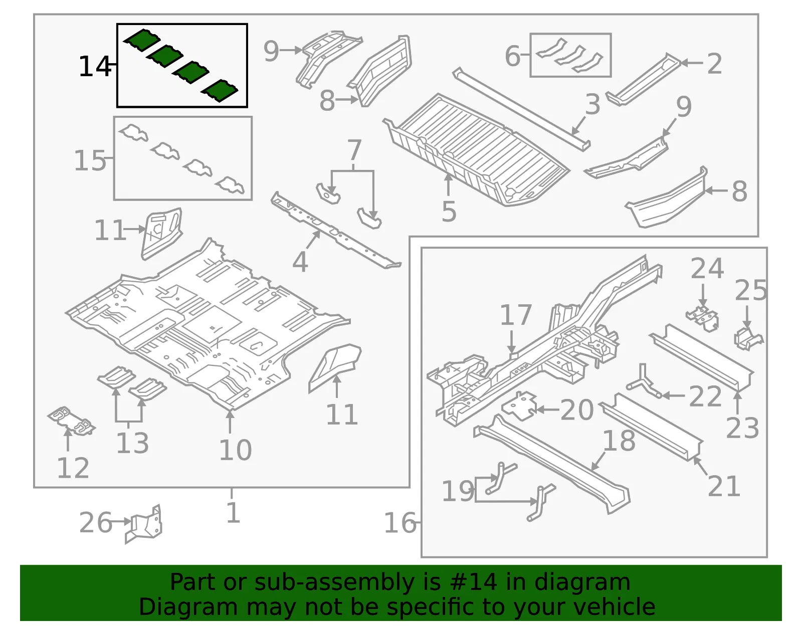 Seat Bracket - Kia (65553-A9000) - view 2