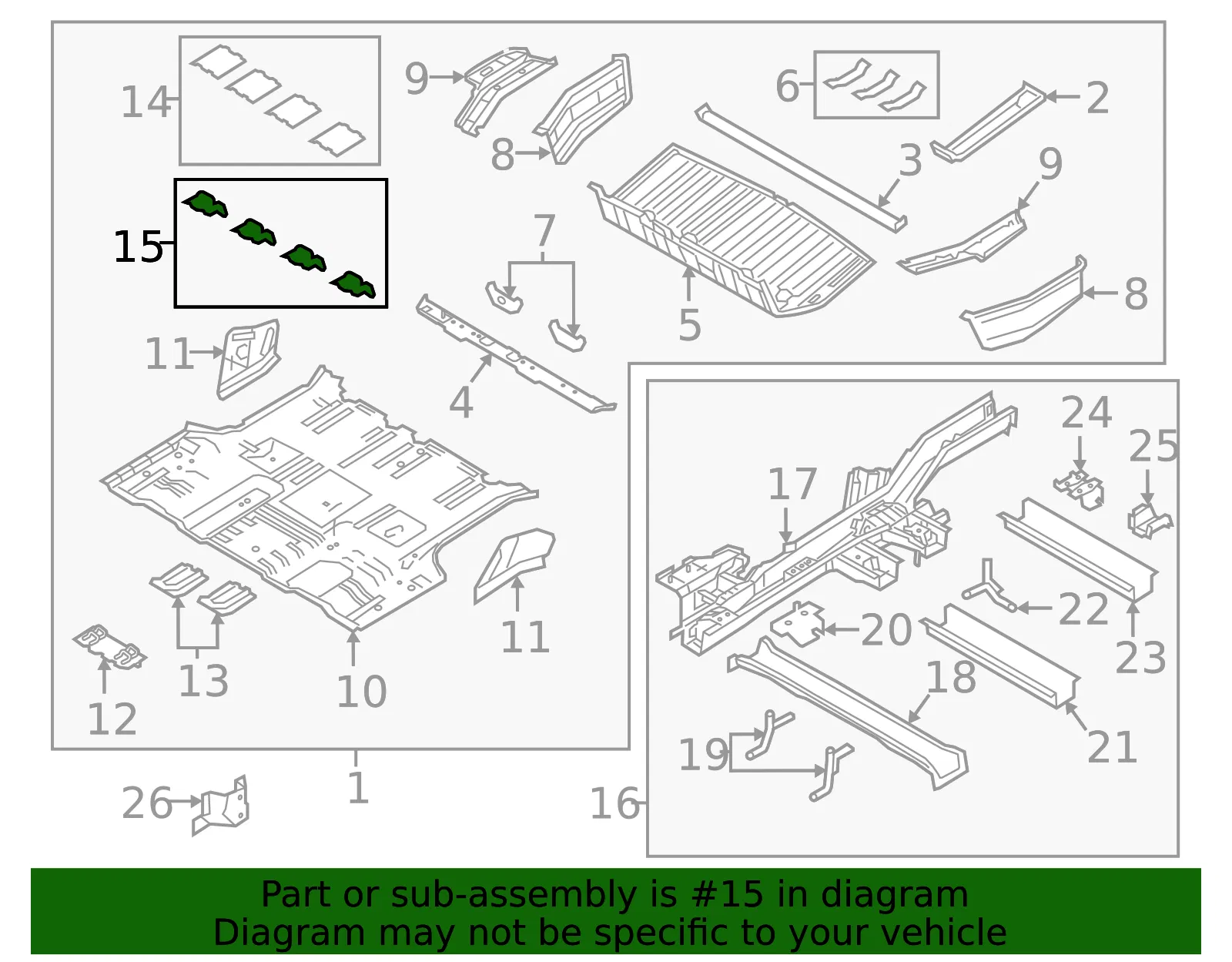 Seat Bracket - Kia (65555-A9000) - view 2