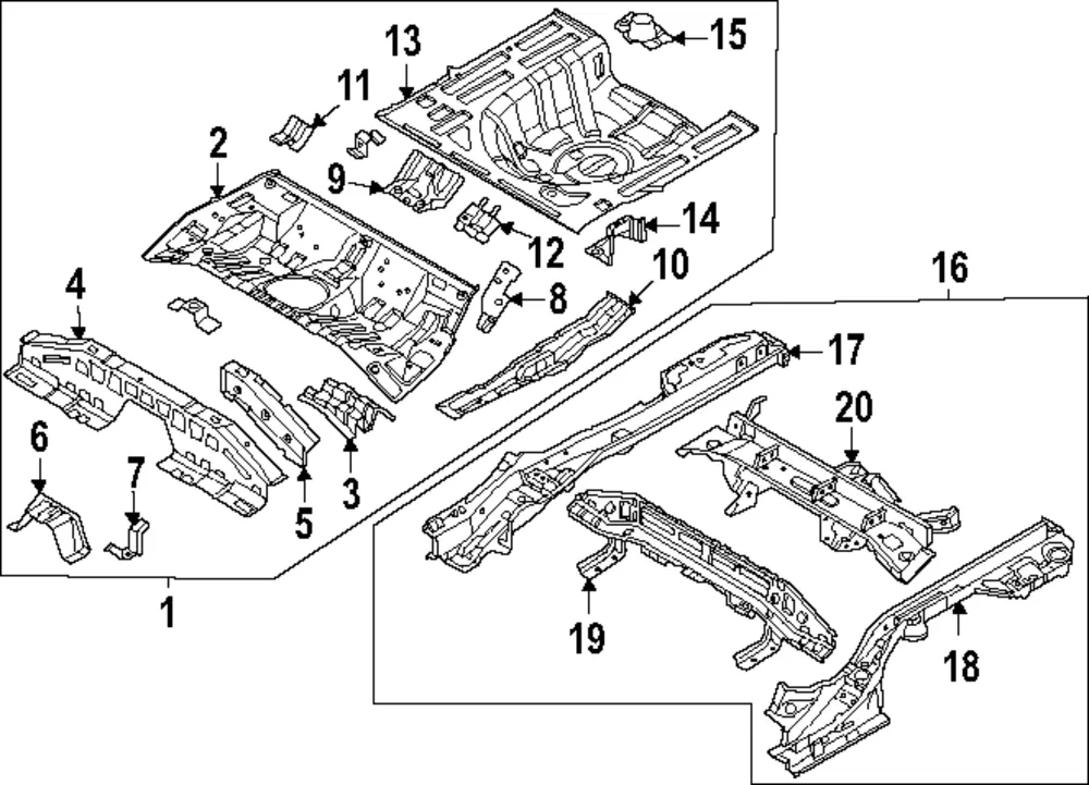 Seat Reinforced - Kia (65557-AA500)