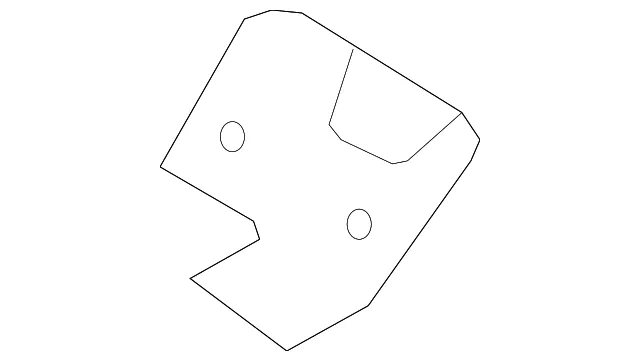Seat Belt Anchor - Passenger Side (RH) - Kia (65561-1M510)