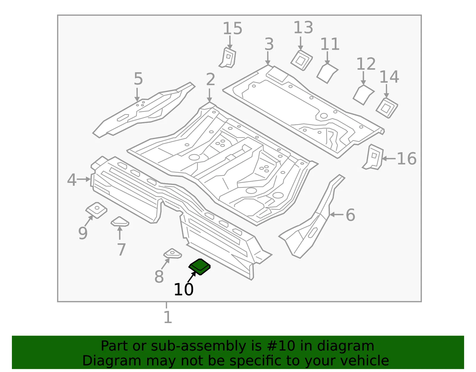 Seat Support - Kia (65573-3T000) - view 2
