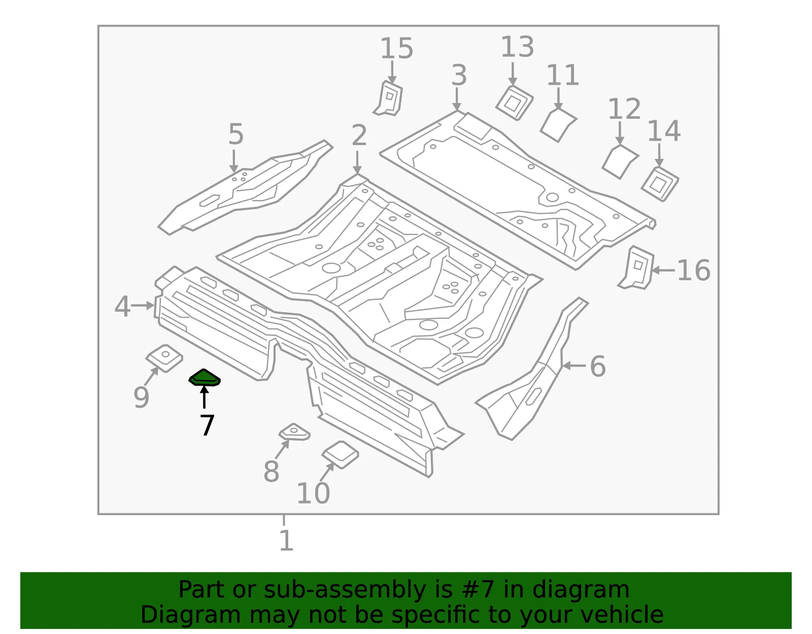 Seat Support - Kia (65581-3T000) - view 2