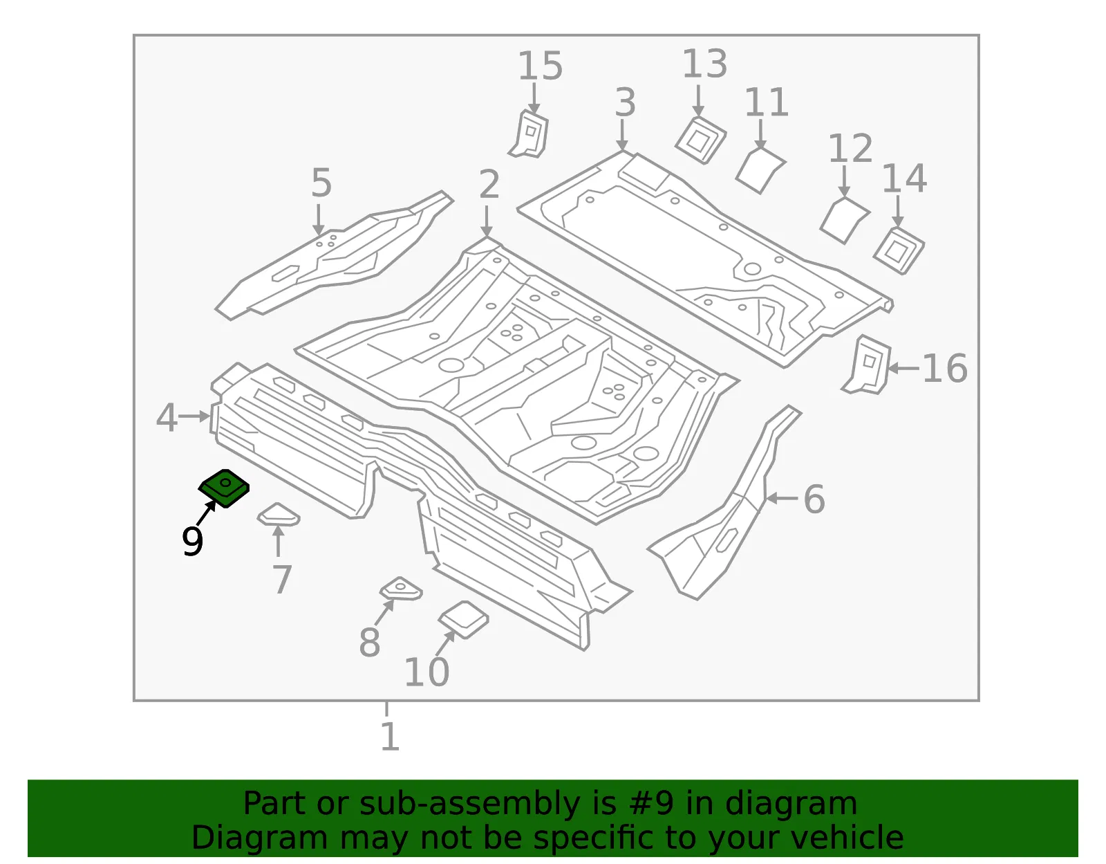 Seat Support - Kia (65583-3T000) - view 2