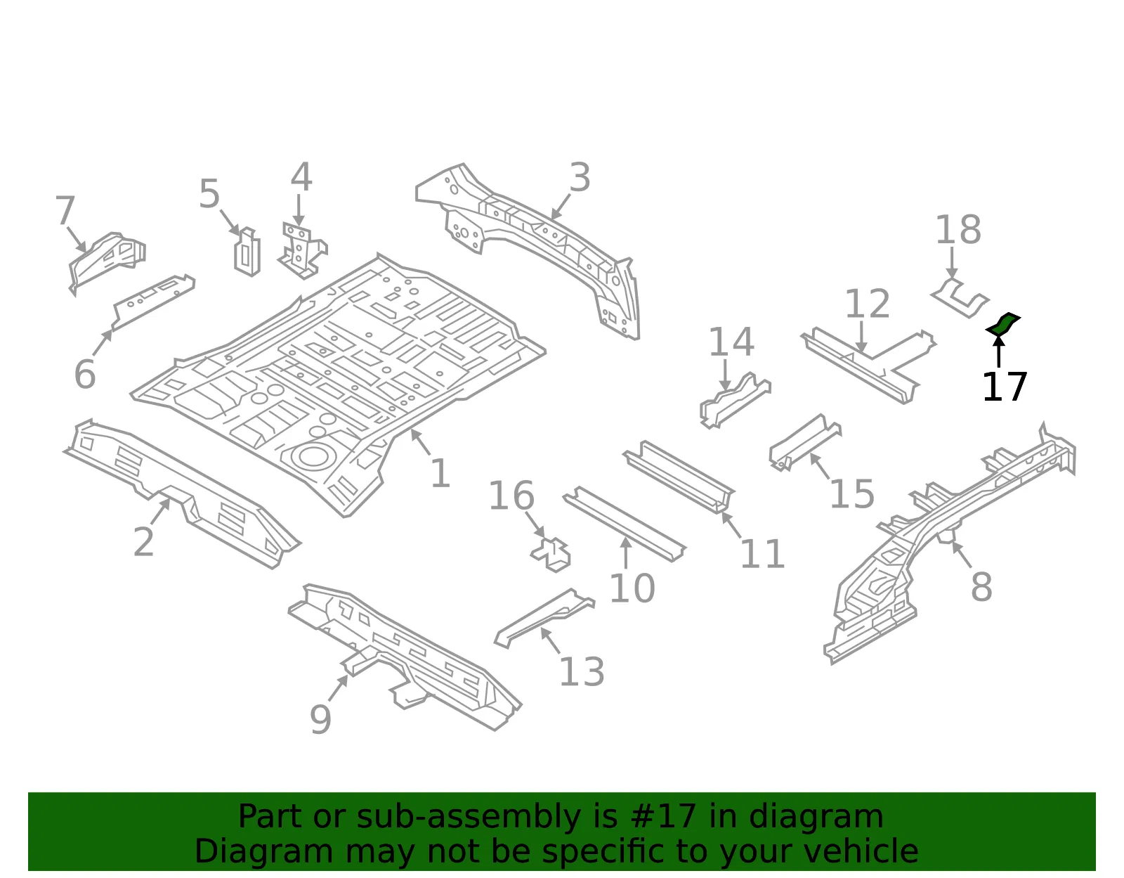 Seat Bracket - Kia (65595-2W050) - view 2