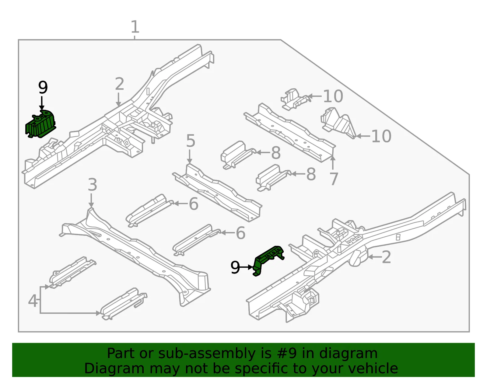 Seat Bracket - Kia (655G5-R0200) - view 2